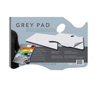 Gray Pad Disposable Palette Hand Held-