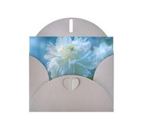 Gray Pearlescent Paper Holiday Cards 4"x6" MSRHIUEF Blooming Hundred Peonies Printing Greeting Cards for Christmas, Birthday, Wedding Anniversary & Party Invitations