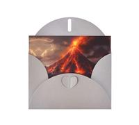 Gray Pearlescent Paper Holiday Cards 4"x6" YYHHAOFA Volcano Pattern Greeting Cards for Christmas, Birthday, Wedding Anniversary & Party Invitations