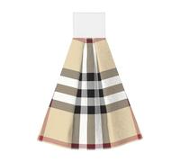 Gray plaid lines Coral Velvet Hand Wipes â€“ Absorbent Cleaning Cloths for Kitchen, Bathroom, Living Room, and Outdoor Use