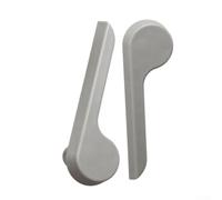 Gray Plastic Seat Recliner Lever Pair for 2007-2013 Trucks | Fits for chevy for silverado, for tahoe, Avalanche; OE 15232596; front left/right position; alloy build