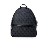 Guess , Stylish Manhattan Backpack in Coal ,Black unisex, Sizes: ONE SIZE