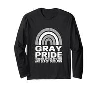 Gray Pride Wir Sind Hier müde Lawn Long Sleeve T-Shirt
