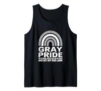 Gray Pride Wir Sind Hier müde Lawn Tank Top