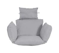 (Gray) Rattan Swing Patio Garden Weave Hanging Egg Chair Wcushion In Or Pad Outdoor