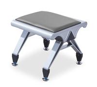 Gray Reception Bench Steel Frame PU Leather Office Chair Armless Waiting Room Seat for Airport Bank Hospital Market School Modern Design