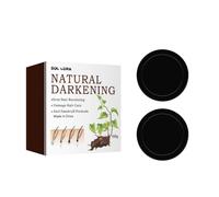 Gray Reverse Bar Soap 2 Pcs Natural Soap Bar for Gray Hair Unisex Black Soap for Hair Darkening Stop Loss