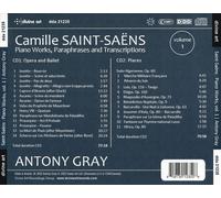 GRAY-SAINT-SAENS:PIANO WORKS 1 NEW CD