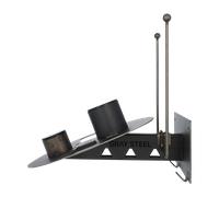 Gray Steel X7 Helmet Display Hanger