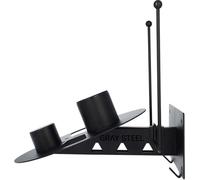 Gray Steel X7 Motorcycle Wardrobe, black