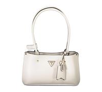 Gray Structured Polyethylene Handbag for Women, female, Guess, Handbags, Gray, ONE SIZE, Bags ONE SIZE