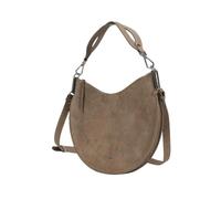 Gray Suede Women's Handbag - female - Coccinelle - Handbags - Brown - ONE SIZE - Bags ONE SIZE