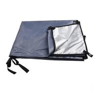 Gray Sun Canopy Awning For Motorhome, Van | Campervan, Suv, 6M² Shelter With Fire Retardant 210D Fabric, Quick 6 Min Setup, Height Adjustable Poles