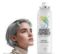 Gray Temporary Hair Color Spray - Washable | Gentle Formula | Non-Sticky | Instant Hair Dye Alternative for Adults | Halloween, Costume, Party Makeup, Cosplay, 150ml