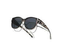 (Gray Turtle) Fit Over Glasses Polarised Sunglasses Wrap Around Mens Womens Driving Glasses