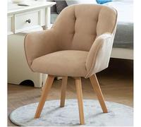 Gray Velvet Swivel Armchair with Sturdy Wood LegsSpaceSaving Folding Chair for Small Spaces & LoungesStylish Green Upholstered Accent Chair (Khaki One Size)