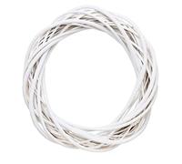 Gray White Artificial Wreaths Wicker Wreath Decor Wreath Ring Christmas Rattan Vine Ring Floral Hoop Natural 10cm Ornaments Craft Accessories
