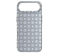 Gray White Polka Dot Circle Sphere Spotty Bubble Pattern Case for iPhone Air