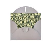 Gray WHJSHOP many cartoon dollars Prints Greeting Card - High-End Pearlescent Paper Double Sided Pearl Effect Love Buckle Pearl Paper Envelope