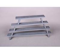 Gray Window Sill (L/H/D): 17.7in x 4.3in x 3in NEW Flower Bench Support Bench