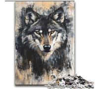 Gray Wolf JigsawPuzzle 2000 Pieces for Teenagers, for And 14 Years And over Brainteaser Family Games Christmas Birthday Gifts (70x100cm)