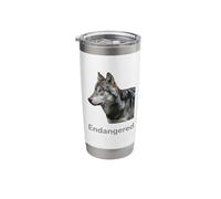 Gray Wolf Shirt Endangered Mexican Gray Wolf Stainless Steel Insulated Tumbler