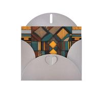 Gray YYHWHJDE African Style Patchwork Printing Greeting Card for Christmas, Birthday, Valentine's Day, Wedding Anniversary, and Parties