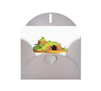 Gray YYHWHJDE Horrible cave Prints Greeting Card 6x4 Inches - Fashionable and Unique Design for Various Occasions