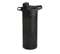 GRAYL GeoPress 710ml Water Purifier Bottle - Filter for Hiking, Camping, Survival, Travel (Covert Black)