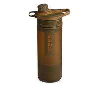 GRAYL GeoPress 710ml Water Purifier Bottle - Filter for Hiking, Camping, Survival, Travel (Coyote Brown)