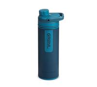 GRAYL UltraPress 500ml Water Purifier & Filter Bottle for Hiking, Backpacking, and Travel (Forest Blue)
