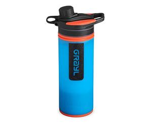 GRAYL Unisex - Adult Geopress Purifier Water Filter Bottle, Bali Blue, 24 oz