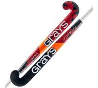 GRAYS Aftershock Ultrabow Junior Wooden Hockey Stick - Red/Black (28")