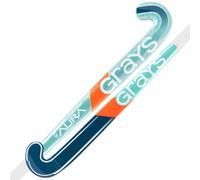 GRAYS Aura GT Junior Wooden Hockey Stick - Teal Navy 34"