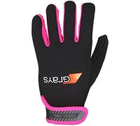 Grays G500 Gel Gloves - Black/Fluo Pink, X-Small