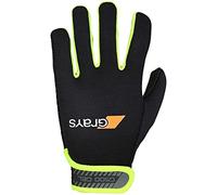 Grays G500 Gel Gloves - Black/Fluo Yellow, X-Small