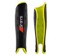 GRAYS G 600 Pro Hockey Shinguards - Black/Silver - X Small