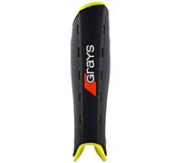 GRAYS G 600 Pro Hockey Shinguards - Black/Silver - X Small