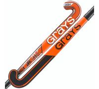 Grays GK 4K Elite Black/Orange Goal Keeper Hockey Stick 25/26 - 36.5" L - ONE Sports Warehouse Black