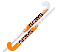 GRAYS GX1000 Ultrabow Junior Hockey Stick - White/Orange (2023/24)