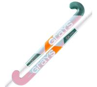 GRAYS GX2000 Dynabow Junior Hockey Stick - Mint/Coral (2023/24)