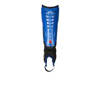 Kids'/adult Low Intensity Field Hockey Shin Guard Shield - Blue/black