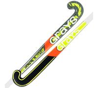 GRAYS Impulse GT Junior Wooden Hockey Stick - Yellow/Black - 35"