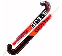 GRAYS MB 4 Composite Hockey Stick - Black/Hot Red (36.5" L)