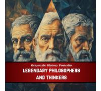 Grayscale History Portraits: Legendary Philosophers and Thinkers - 40 Realistic Portraits of the Greatest Minds in Philosophy and Human Thought