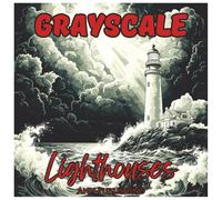 Grayscale Lighthouses: Fun Coloring Book For Adults: Relaxing Lighthouse Scenes in Soft Grayscale | Coastal Seascape Art for Mindful Coloring and Stress Relief (Grayscale Nature Landscape Series)