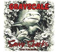 Grayscale Savvy Sharks: Fun Coloring Book for Teens and Adults: Relaxing Ocean Shark Designs in Soft Grayscale for Stress Relief and Creative Coloring (Grayscale Animal Coloring Series)
