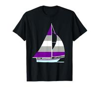 Graysexual Sailboat Graysexual Pride T-Shirt
