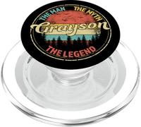 Grayson The Man The Myth The Legend Men Personalized Name PopSockets PopGrip for MagSafe