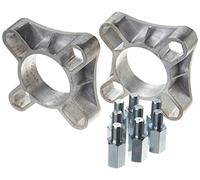 GRAYSTON Universal 4-hole wheel spacers 32mm (64mm/axle) - incl. 12X1.50 Studs